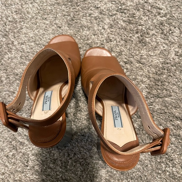 PRADA LEATHER MULES - Picture 3 of 8